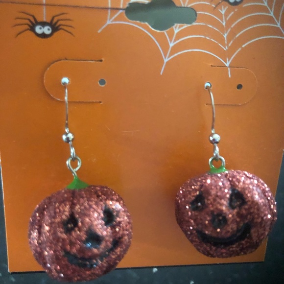 ♦️Pumpkin Glitter Earrings - Great for Thanksgiving and Halloween - Must Bundle - Picture 1 of 4
